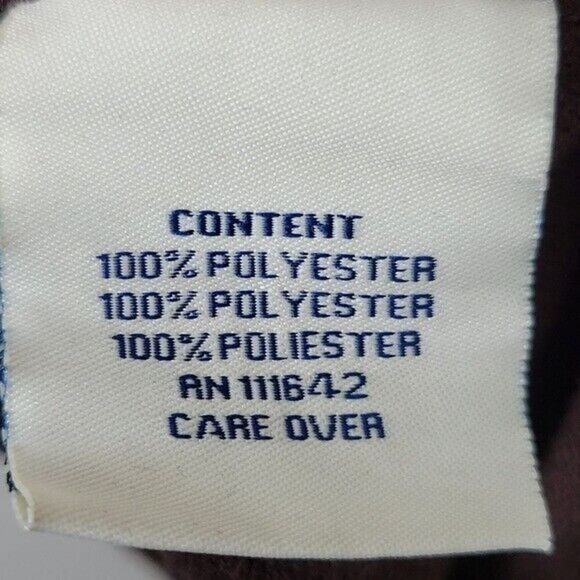 Coogi Mens Long Sleeve Brown Rugby Polo with Embroidery Dragon Bird Swords XL - Picture 6 of 6